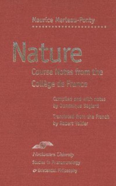 La Nature : Notes, Cours du College de France, Hardback Book