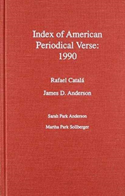 Index of American Periodical Verse 1990, Hardback Book