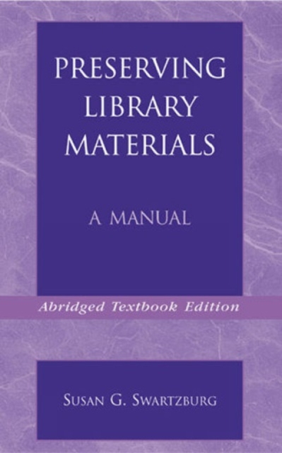Preserving Library Materials, Paperback / softback Book