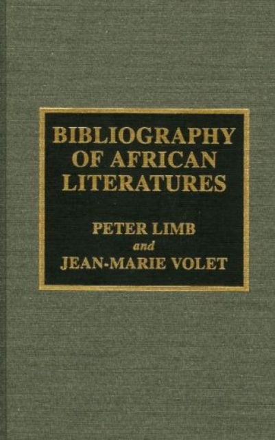 Bibliography of African Literatures, Hardback Book