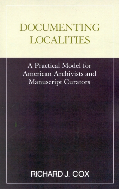 Documenting Localities, Paperback / softback Book