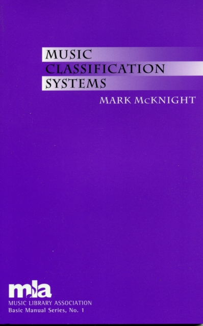 Music Classification Systems, Paperback / softback Book