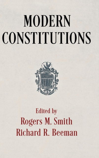 Modern Constitutions, Hardback Book