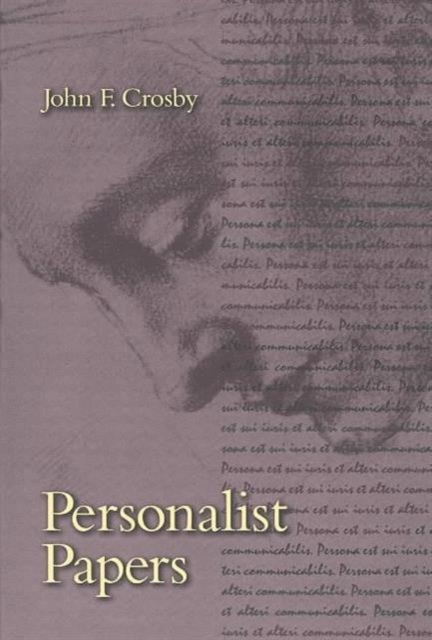 Personalist Papers, Paperback / softback Book