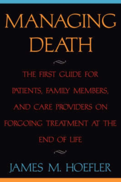 Managing Death, Paperback Book