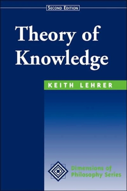 Theory Of Knowledge : Second Edition, Paperback / softback Book