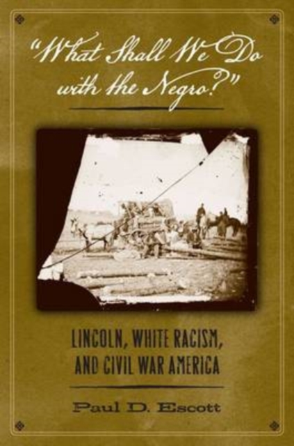 What Shall We Do with the Negro : Lincoln, White Racism, and Civil War America, Hardback Book
