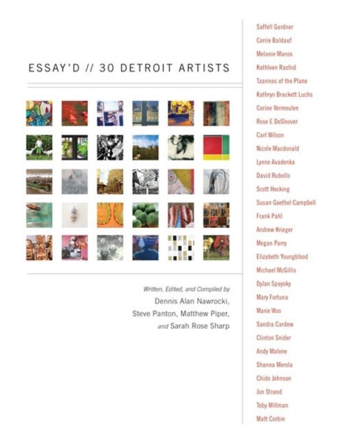 Essay'd : 30 Detroit Artists, Paperback / softback Book