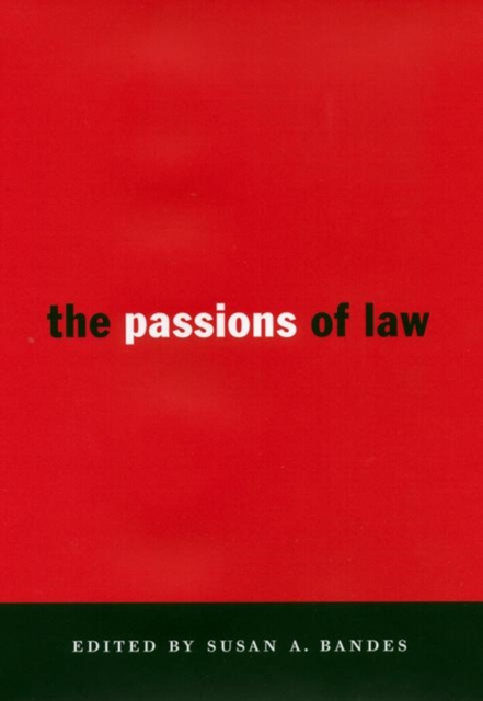 The Passions of Law, Hardback Book