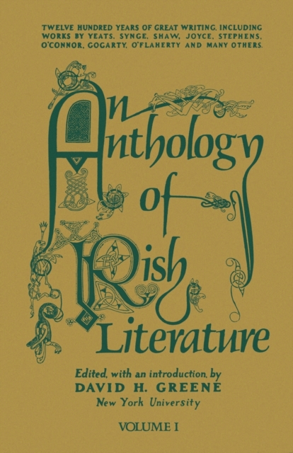 An Anthology of Irish Literature (Vol. 1), Paperback / softback Book
