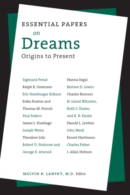 Essential Papers on Dreams, Paperback / softback Book