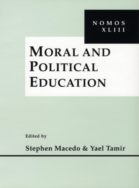 Moral and Political Education : NOMOS XLIII, EPUB eBook