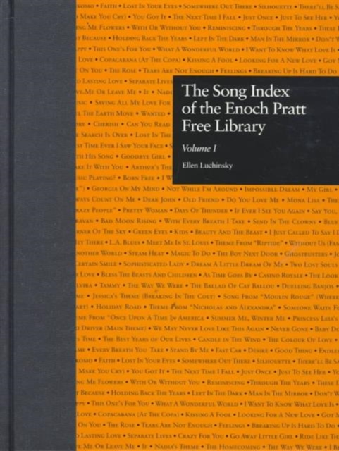 The Song Index of the Enoch Pratt Free Library, Multiple-component retail product Book