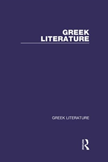 Greek Literature, Multiple-component retail product Book