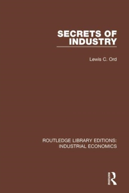 Secrets of Industry, Hardback Book