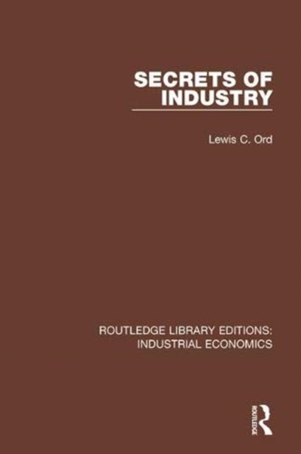 Secrets of Industry, Paperback / softback Book