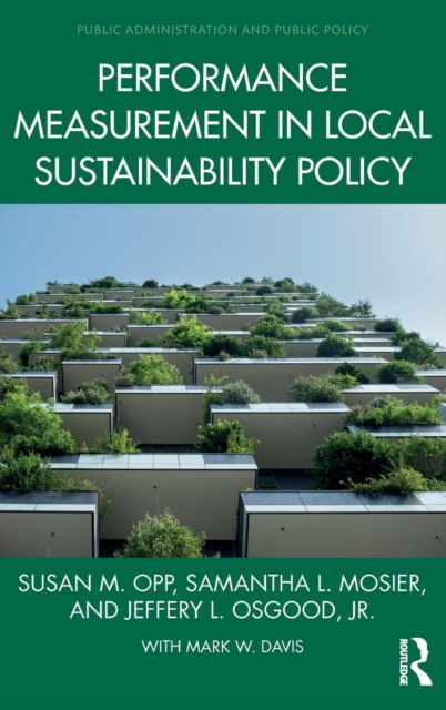 Performance Measurement in Local Sustainability Policy, Hardback Book