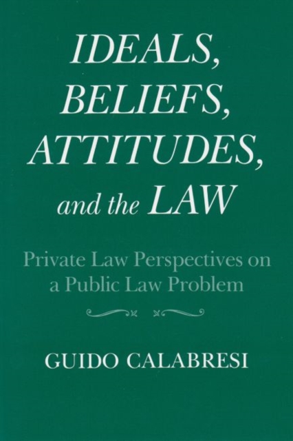Ideals, Beliefs, Attitudes and the Law : Private Law Perspectives on a Public Law Problem, Paperback / softback Book