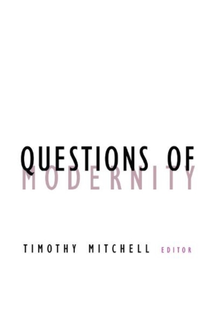 Questions Of Modernity, Hardback Book