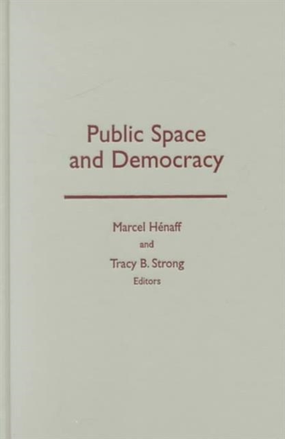 Public Space And Democracy, Hardback Book