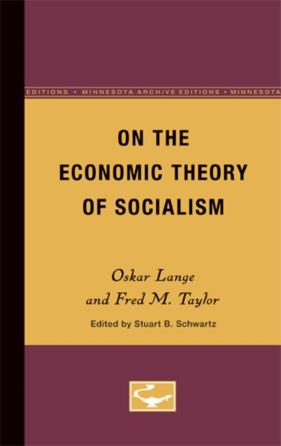 On the Economic Theory of Socialism, Paperback / softback Book