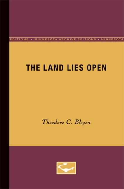 The Land Lies Open, Paperback / softback Book