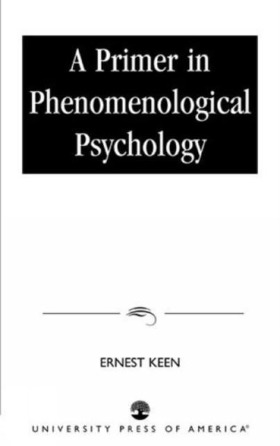 A Primer in Phenomenological Psychology, Paperback / softback Book