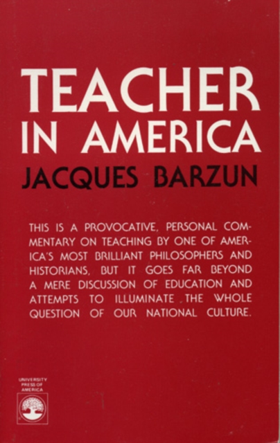 Teacher in America, Paperback / softback Book