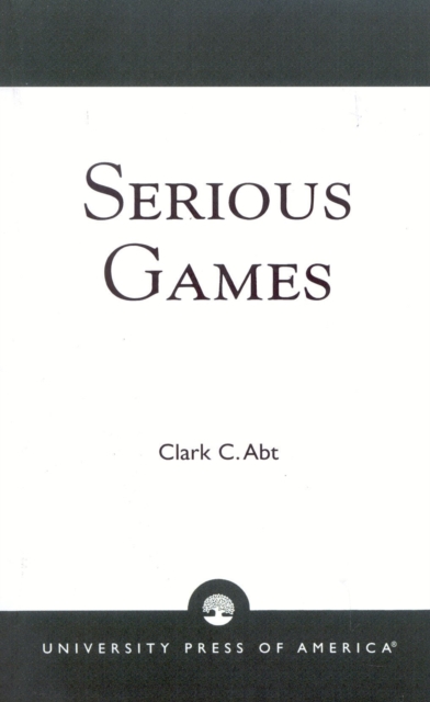 Serious Games, Paperback / softback Book