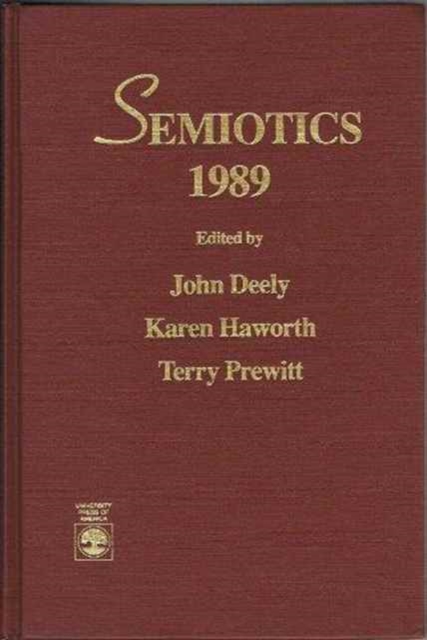 Semiotics 1989, Hardback Book