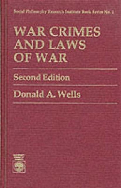 War Crimes and Laws of War, Hardback Book