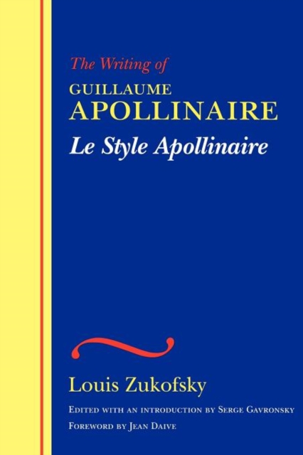 Le Style Apollinaire, Paperback / softback Book