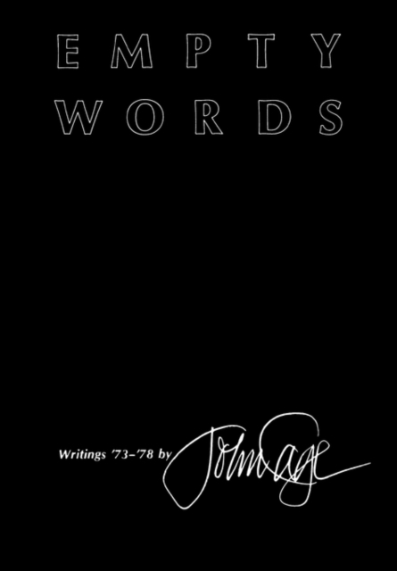 Empty Words : Writings '73-'78, PDF eBook