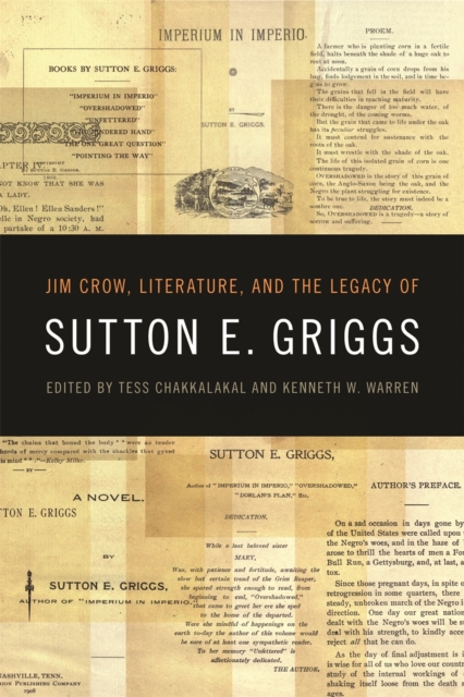 Jim Crow, Literature, and the Legacy of Sutton E. Griggs, EPUB eBook