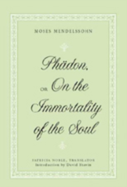 Phaedon, or On the Immortality of the Soul, Paperback / softback Book