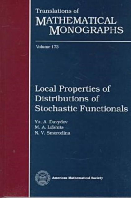 Local Properties of Distributions of Stochastic Functionals, Hardback Book