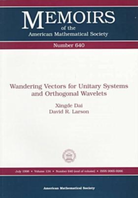 Wandering Vectors for Unitary Systems and Orthogonal Wavelets, Paperback / softback Book