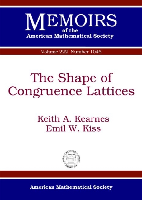 The Shape of Congruence Lattices, Paperback / softback Book
