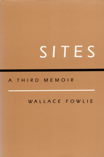 Sites : A Third Memoir, Hardback Book