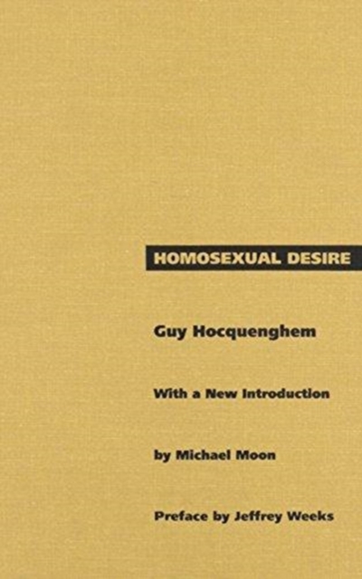 Homosexual Desire, Hardback Book