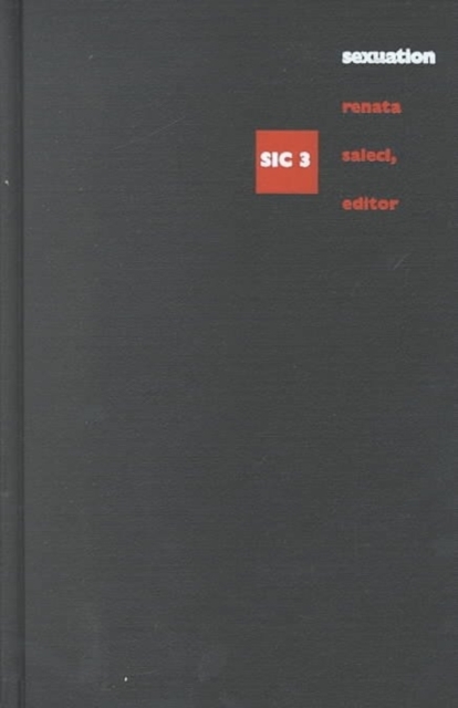 Sexuation : SIC 3, Hardback Book