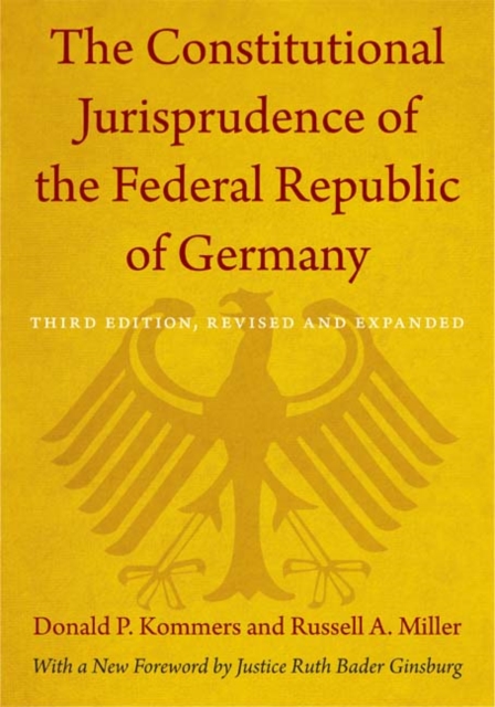 The Constitutional Jurisprudence of the Federal Republic of Germany : Third edition, Revised and Expanded, Hardback Book