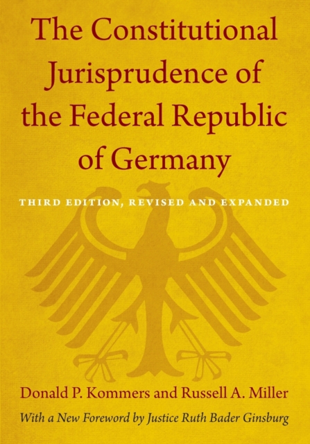 The Constitutional Jurisprudence of the Federal Republic of Germany : Third edition, Revised and Expanded, Paperback / softback Book