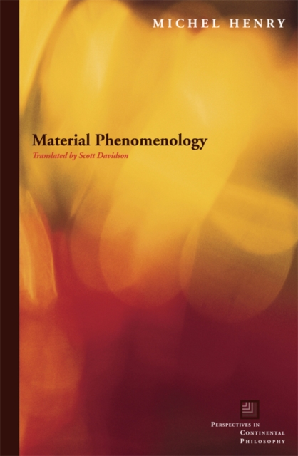 Material Phenomenology, Hardback Book