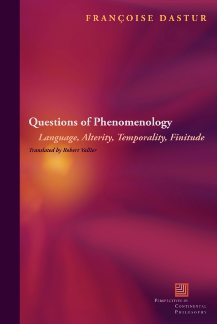 Questions of Phenomenology : Language, Alterity, Temporality, Finitude, Hardback Book