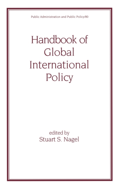Handbook of Global International Policy, Hardback Book