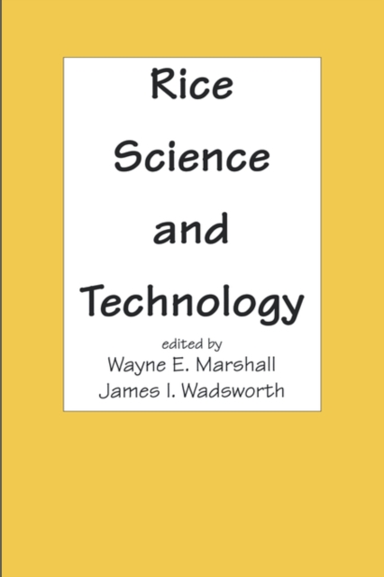 Rice Science and Technology, Hardback Book