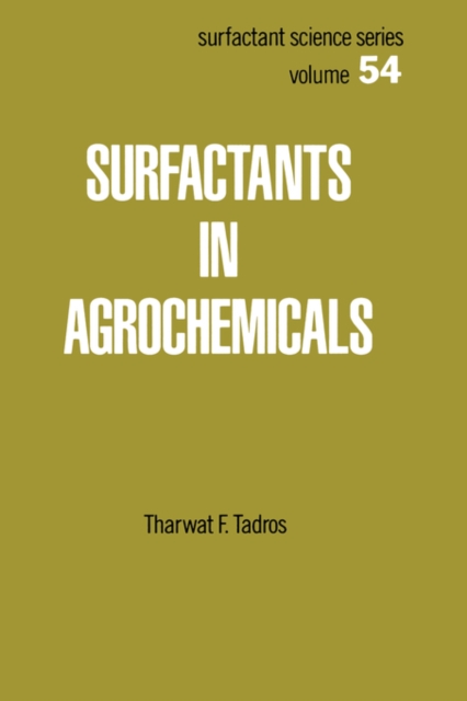 Surfactants in Agrochemicals, Hardback Book