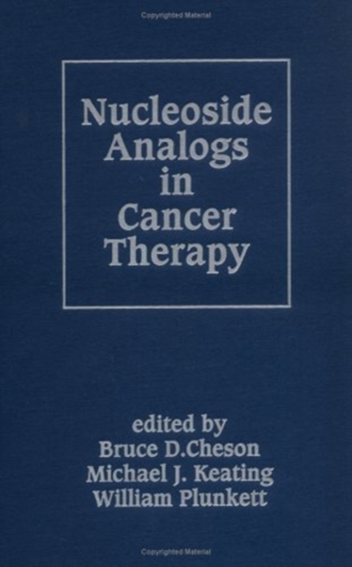 Nucleoside Analogs in Cancer Therapy, Hardback Book