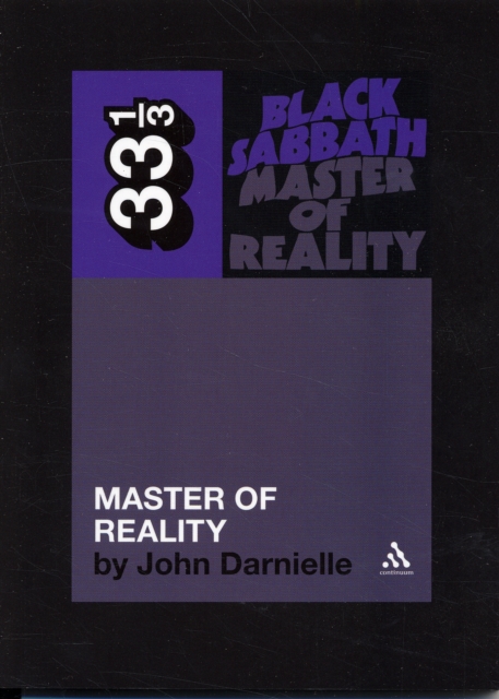 Black Sabbath's Master of Reality, Paperback / softback Book